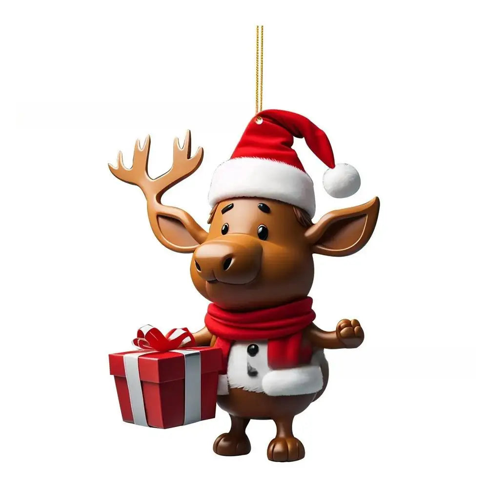 Christmas Decoration Deer Xmas Tree Elk Ornament Home Decor Reindeer Merry Christmas Gift Natal Navidad Noel New Year 2024