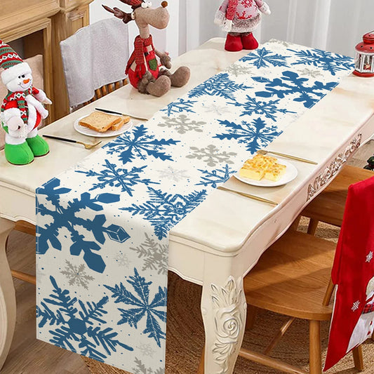 Christmas Table Runner Christmas Home Decorations 2026 Xmas Tablecover Winter Holiday Kitchen Dining Navidad Table Decoration