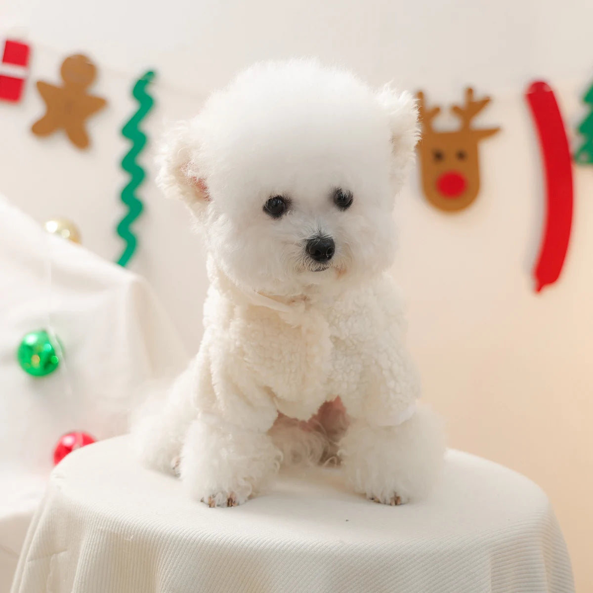 Pet Clothes Cute Merry Christmas Puppy Clothes Fleece Coat Claws Snowman Dog Autumn and Winter Coat