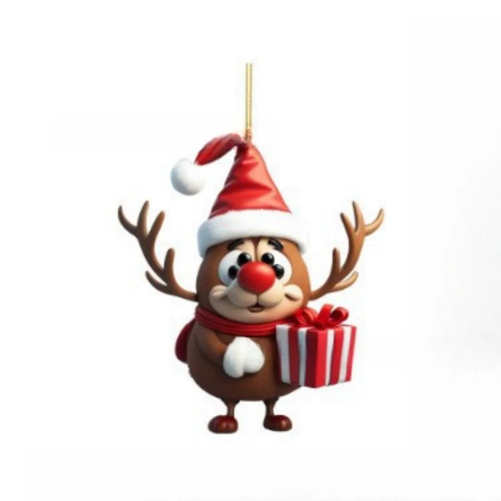 Christmas Decoration Deer Xmas Tree Elk Ornament Home Decor Reindeer Merry Christmas Gift Natal Navidad Noel New Year 2024