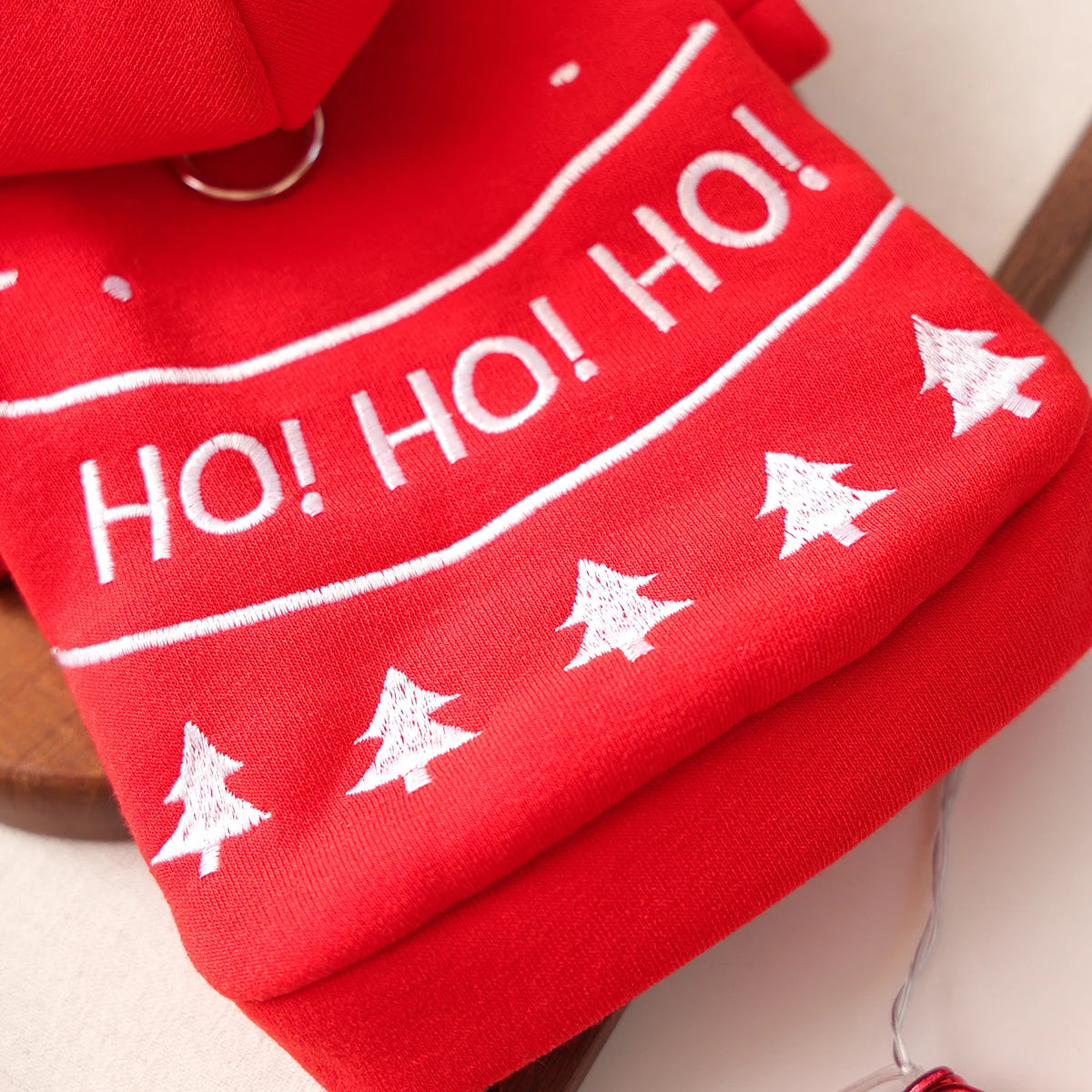 Pet Clothes Autumn and Winter Warm Hoodie for Cats and Dogs Sweater Red Christmas Dress