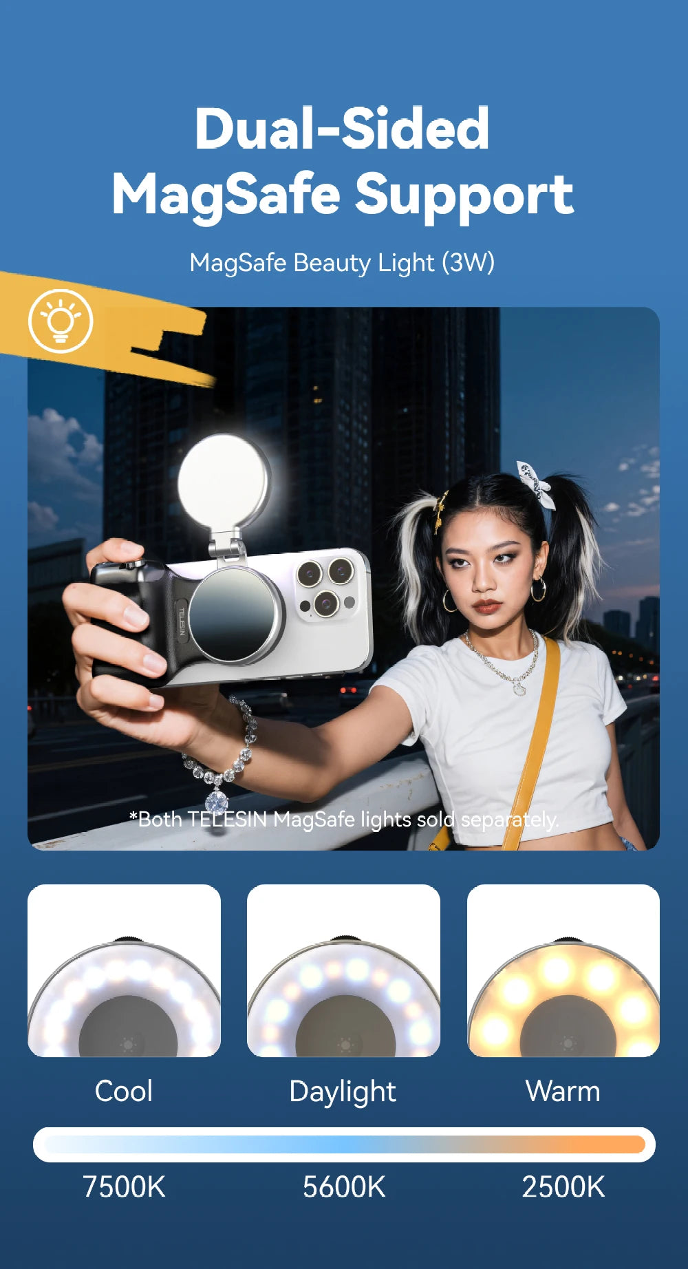 Magnetic Phone Camera Grip with Bluetooth Remote – for iPhone, Huawei, Xiaomi, Samsung & Other Android Devices