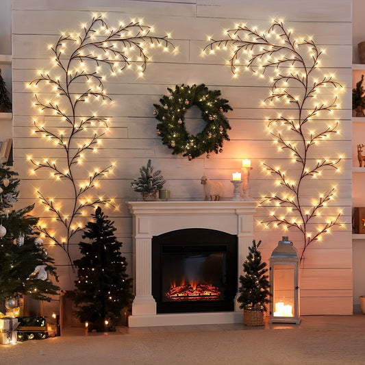 Bendable Willow Vine Tree Light – 72/96 LED White Birch Decorative Light