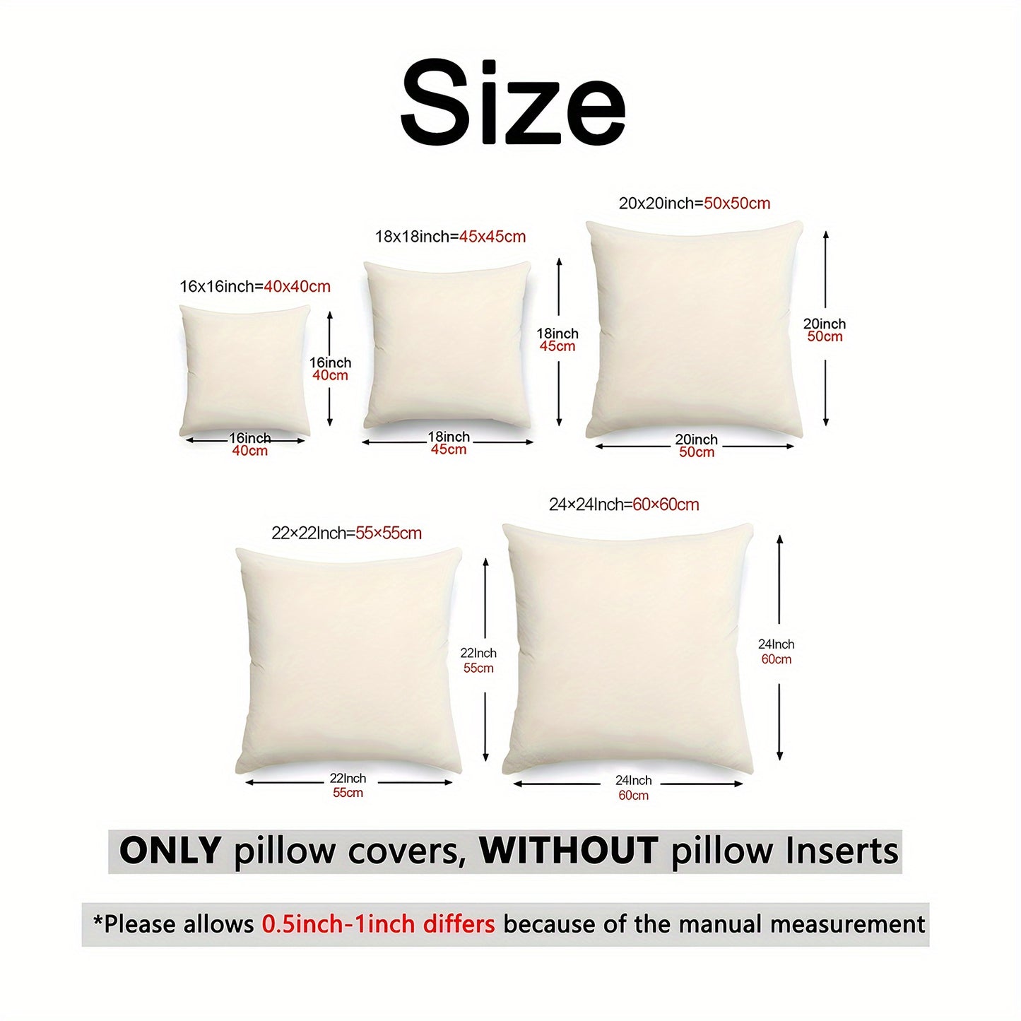 Christmas Pillowcase Set (4 pcs) – Festive Holiday Prints with Zipper