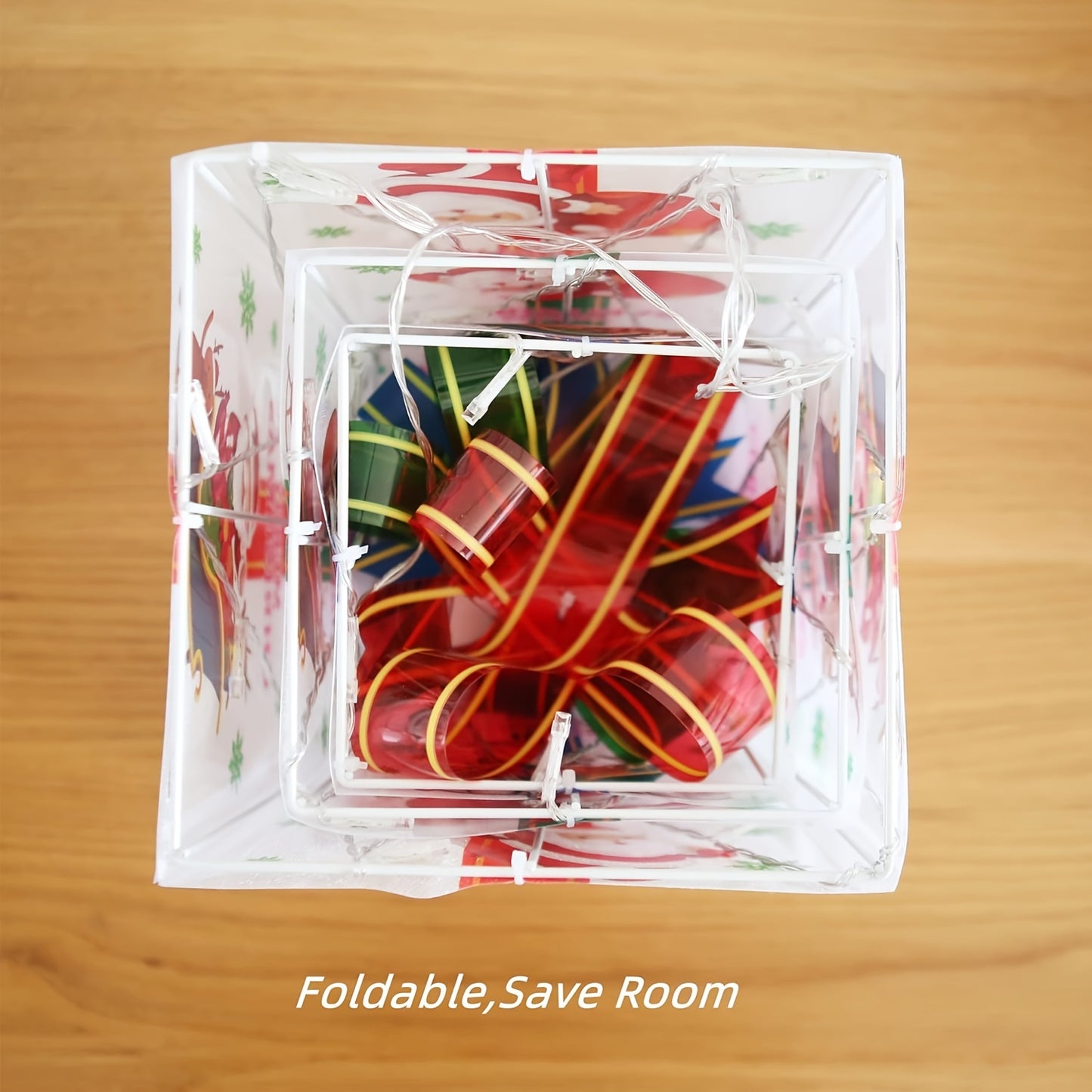 LED Christmas Gift Boxes Set of 3 – Warm White Lighted Holiday Décor for Indoor & Outdoor Use