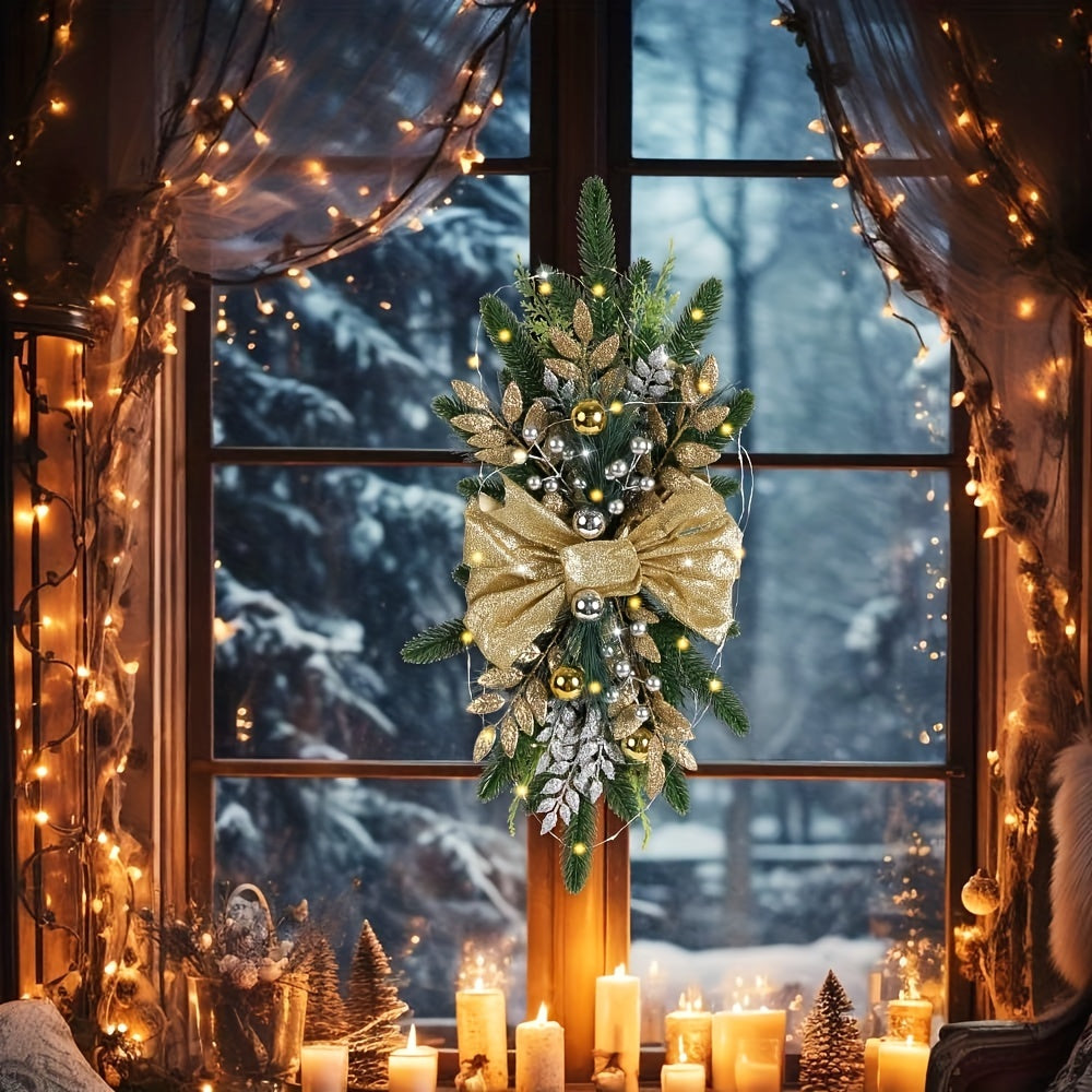 Christmas Stair Garland – Festive Hanging Holiday Decor