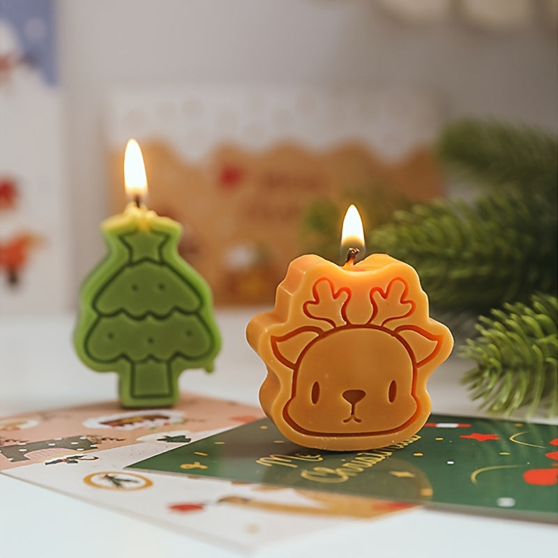 Christmas Scented Candles Set (4-Pack) – British Pear Holiday Fragrance