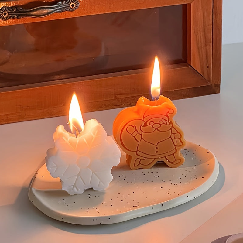 Christmas Scented Candles Set (4-Pack) – British Pear Holiday Fragrance