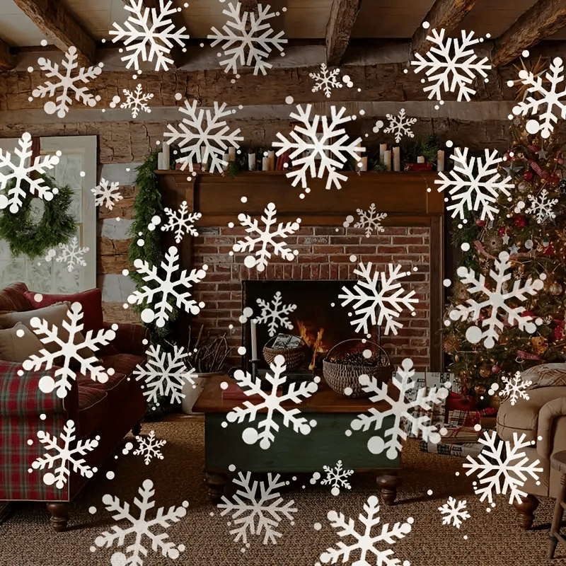 LED Snowflake Projector Light – USB Powered Rotating Christmas Snowflake Light