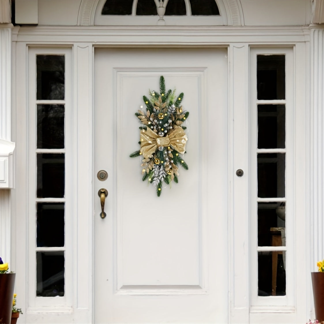 Christmas Stair Garland – Festive Hanging Holiday Decor